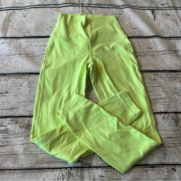 lululemon athletica Pants - Lululemon Align Lime Green Leggings Size 2